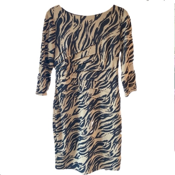 Roz & Ali Aminal Print Dress - Picture 1 of 12